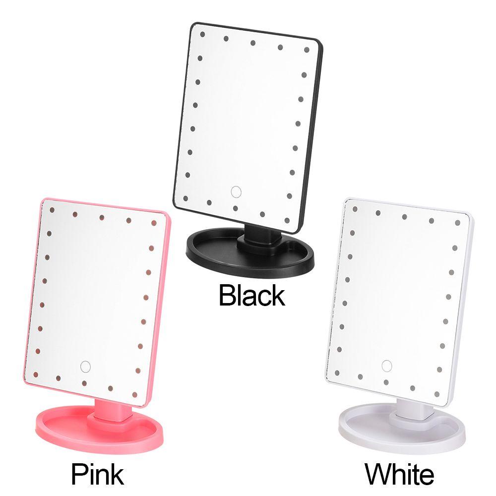 XIANTIN Gương Trang Điểm Xoay Có Đèn LED Cảm Ứng Để Đi Du Lịch