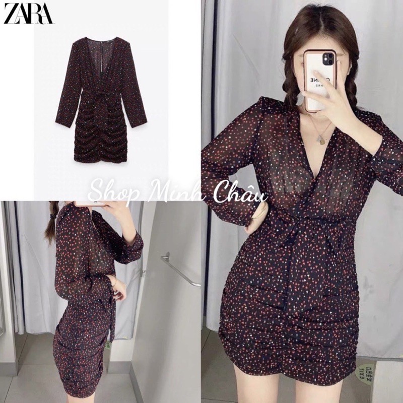 Váy voan hình trái tim Zarraa dư sịn, cắt tag