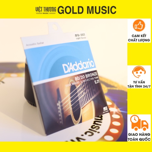 Dây Đàn Guitar Acoustic - D'Addario EJ11