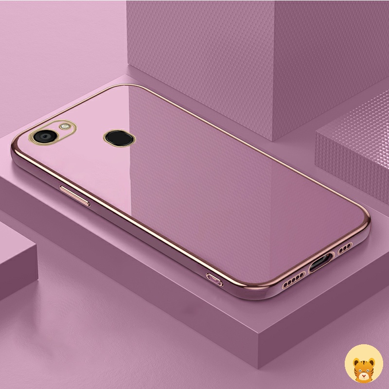 Ốp Điện Thoại Mạ Điện 5 Màu Sang Trọng Đơn Giản Dành Cho Oppo F5 F1S A59