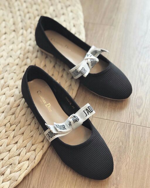 Giày búp bê nơ cạnh new DO