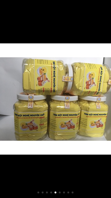 Combo 10 hũ viên nghệ nắp nhôm, 4 hũ mầm vuông tuệ minh, 5 hũ tinh bột nghệ, 5 hũ hà thủ ô