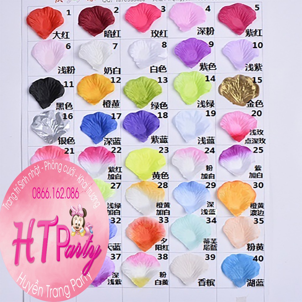 Combo 100 cánh hoa hồng vải lụa