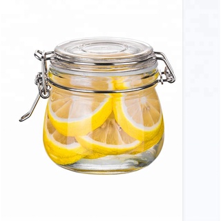 Lọ thủy tinh nắp cài kim loại loại dày hơn nhiều kích cỡ