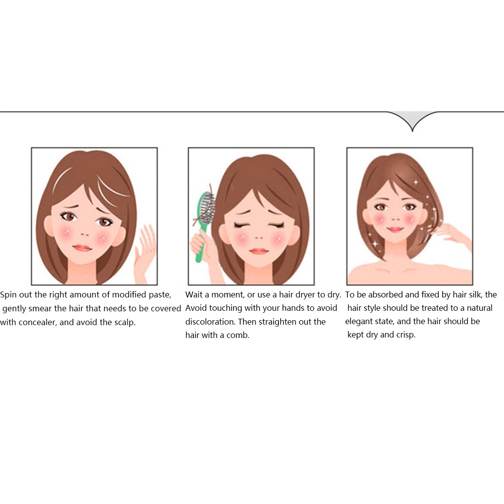 [Hàng mới về] Bút nhuộm tóc kiểu thỏi son chống thấm nước tiện lợi cao cấp