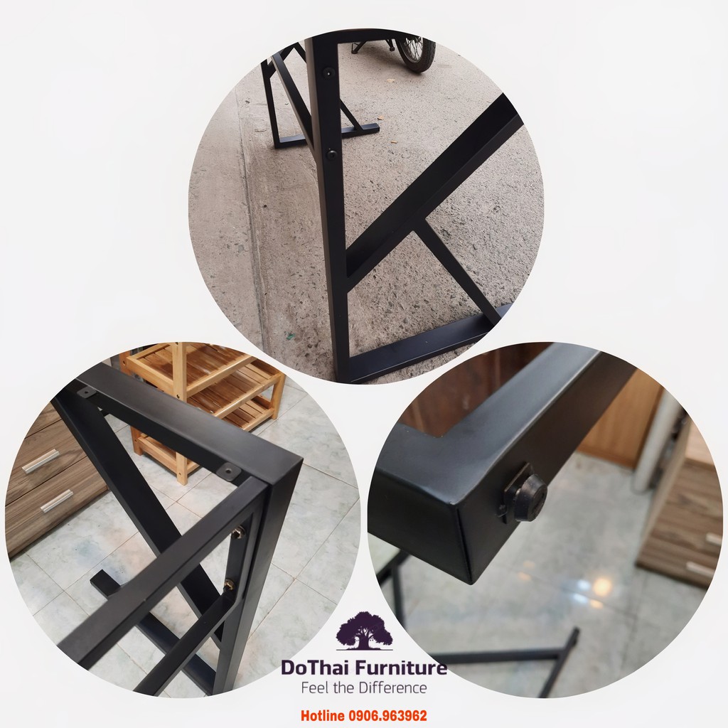 Bàn Làm Việc Chân Sắt U - K - Z - Chắc Chắn & Hiện Đại | BigBuy360 - bigbuy360.vn