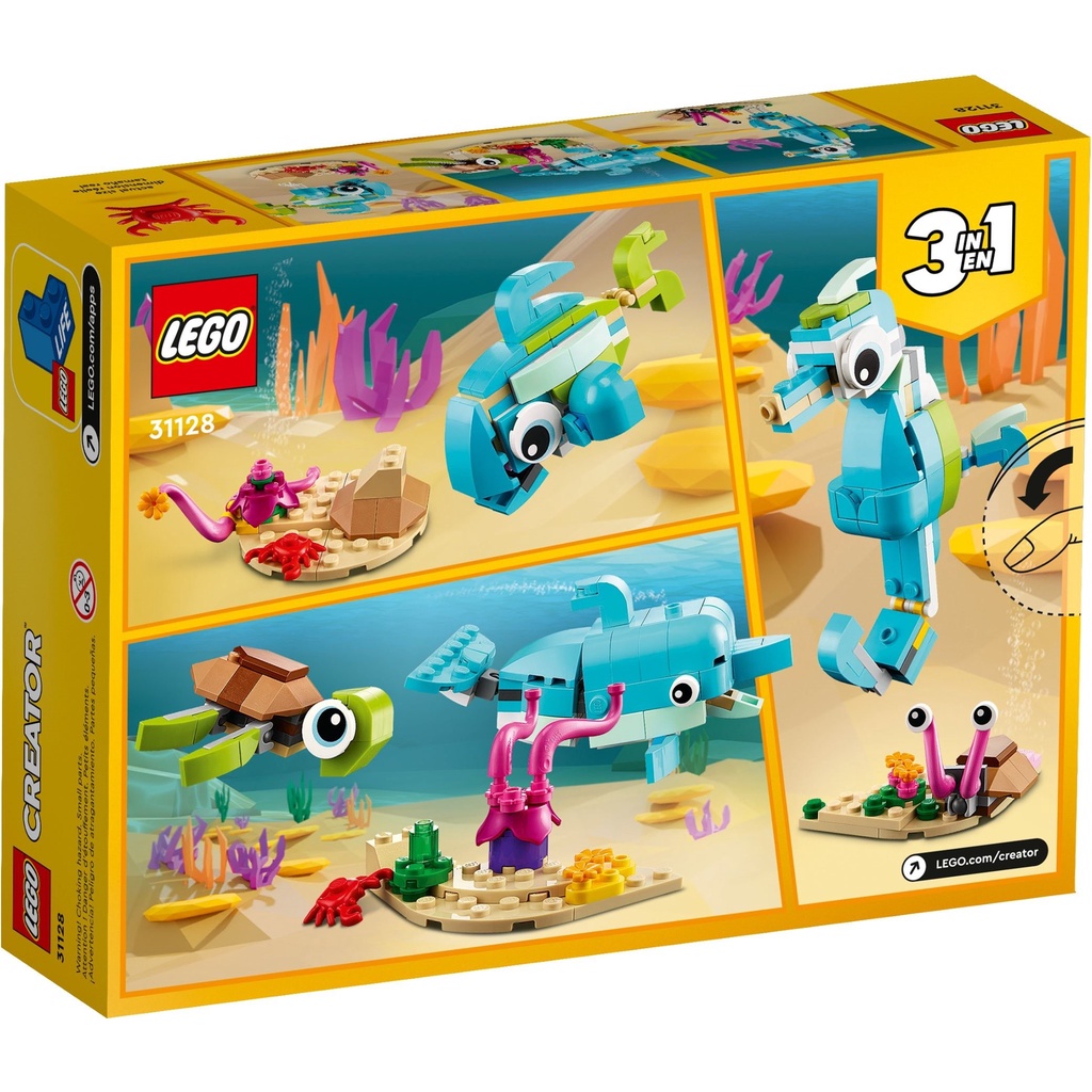 LEGO 31128 Creator - Cá Heo Và Rùa