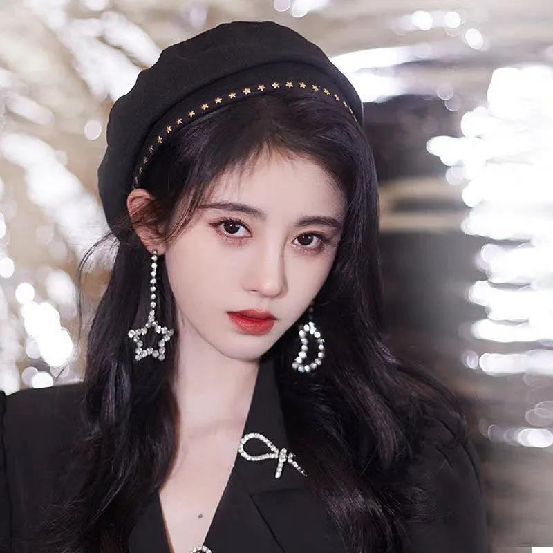 Mũ beret màu trơn mới cho nữ