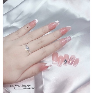 Nail box thạch hồng cam nhẹ nhàng