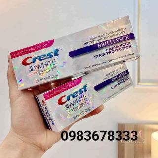 Kem đánh răng siêu trắng crest 3d white