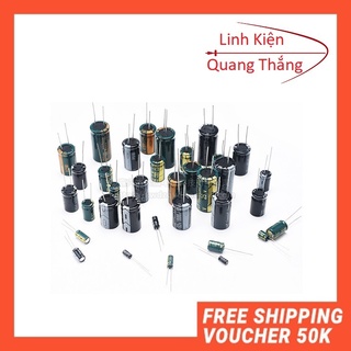 Tụ hoá 25v 100uf 220uf 470uf 1000uf 2200uf 4700uf