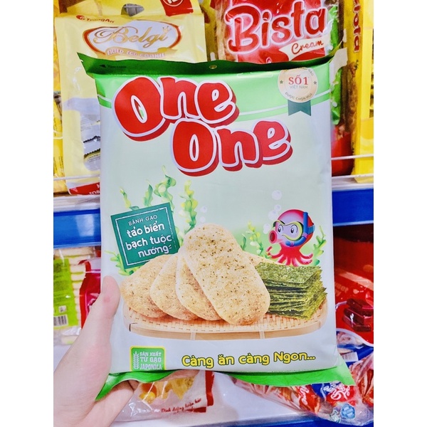 BÁNH GẠO ONEONE TẢO BIỂN,SỮA NGÔ, BỒ NƯỚNG, PHÔ MAI NGÔ, NGỌT DỊU [ĐỦ VỊ]