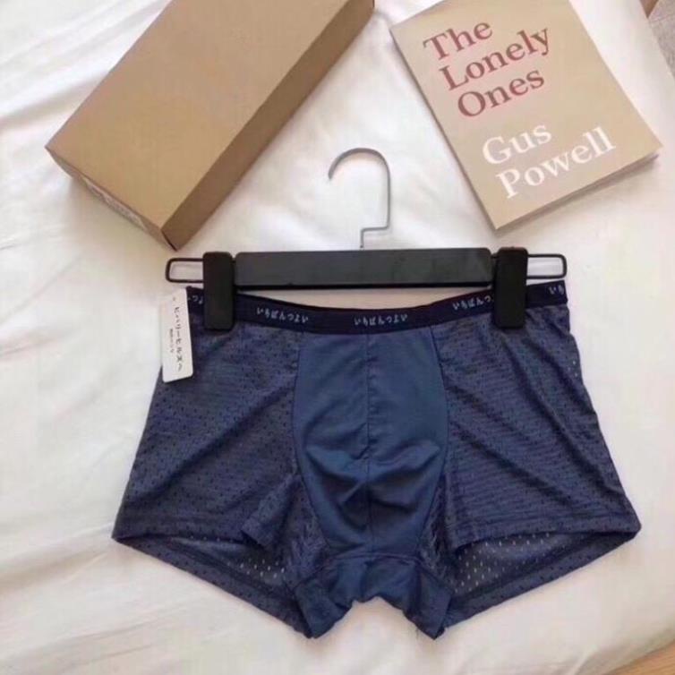 Combo 5 Quần Lót Nam Boxer Nhập Khẩu Quần Sịp Nam Coton Tự Nhiên 100% Thoáng Khí Cao Cấp Dễ Chịu Khi Mặc