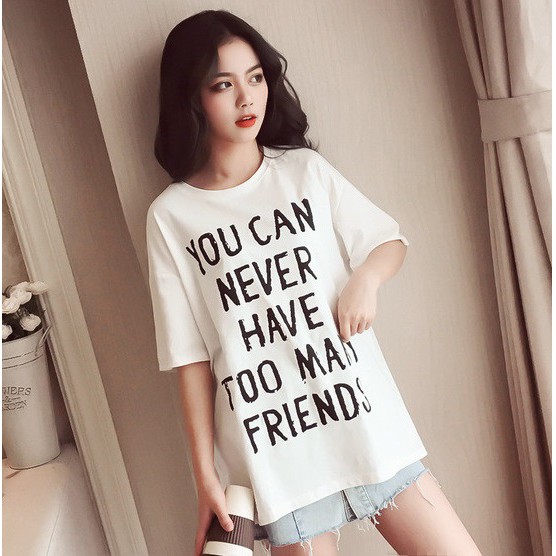 Áo phông nữ form rộng unisex freesize chất đẹp hottrend