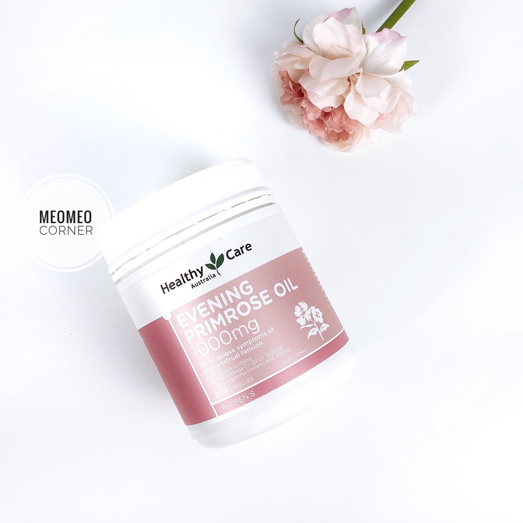 Tinh dầu hoa anh thảo Healthy Care Evening Primrose 200 v Úc