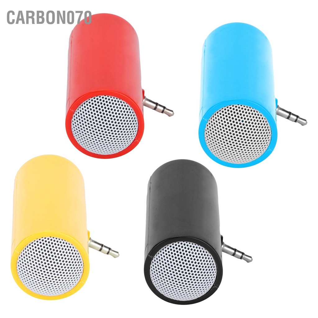 Carbon070 Giắc cắm 3 5 mm Loa mini Stereo không dây Di động Cắm vào cho Điện thoại và Máy tính bảng