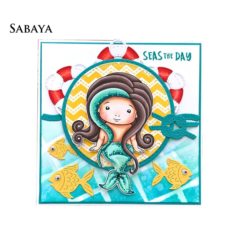 Khuôn Cắt Giấy Bằng Kim Loại Hình Cá Trang Trí Sổ Tay