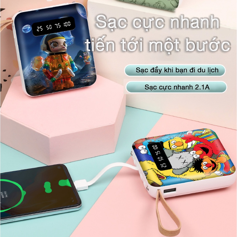 Sản phẩm mới đi kèm với dòng sạc dự phòng mini 20000mAh, pin sạc dự phòng dung lượng lớn