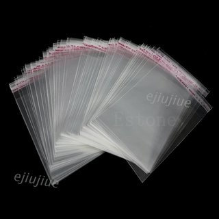 Set 100 Túi Nylon Dán Mép 8x12cm 3.1 "X4.7"