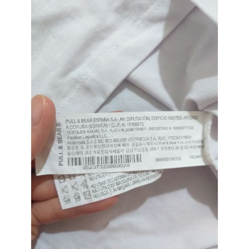 Áo thun xuất xịn Pull&Bear size 26