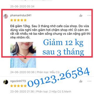 cà phê idol slim coffee - chuẩn mẫu Cũ