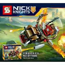 Lắp ráp xếp hình SY709: chiến xa của các hiệp sĩ Nexo Knight