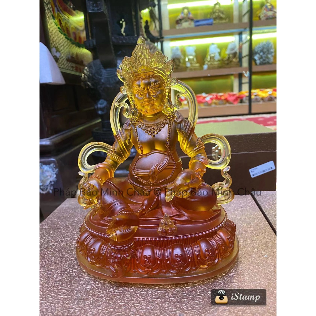 Tượng Hoàng Thần Tài lưu ly 11cm và 19cm