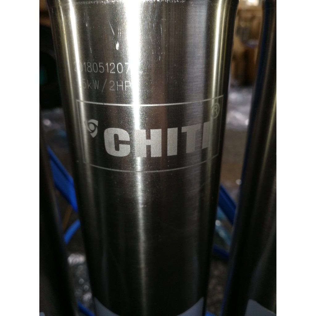 CHITI 3HP-2.2KW Bơm hỏa tiễn 4TKM6-19/2.2  bơm chìm giếng khoan 110 hiệu 1 pha họng ra 49mm
