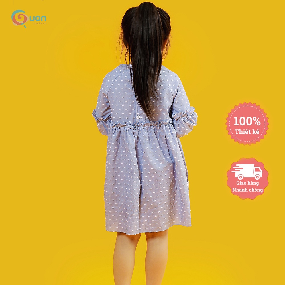 Váy bé gái từ 6 - 36kg vải cotton thoáng mát Thiên Di - GUON