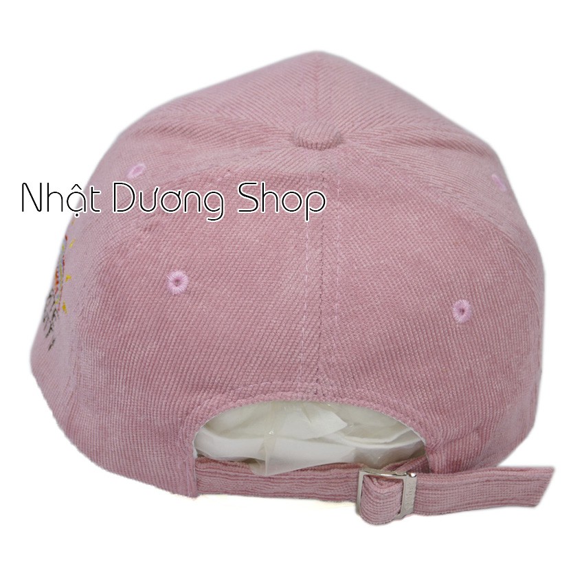 Nón kết nhung thêu Cà Rốt thời trang - Mang phong cách trẻ trung thích hợp cho giới trẻ