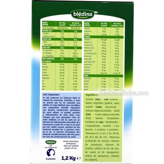 Sữa Bledilait 2 - 1,2kg