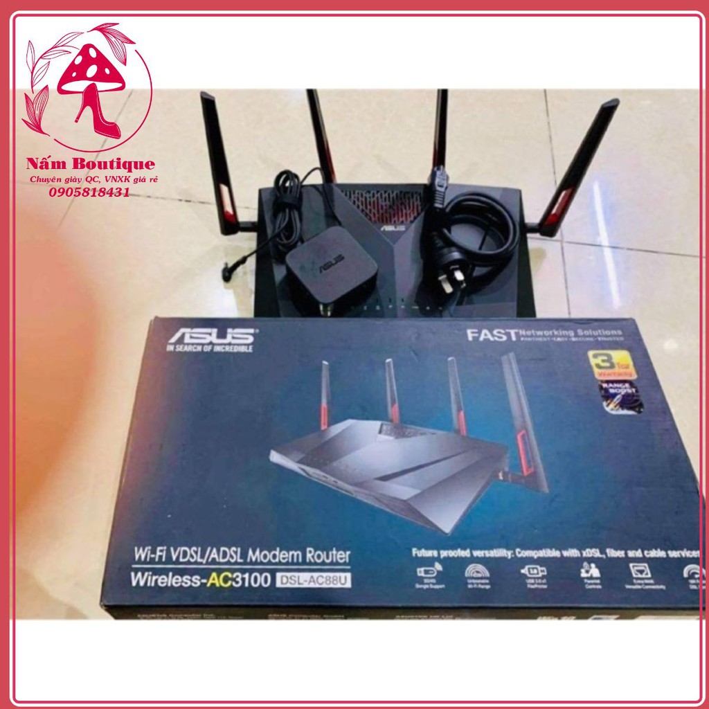 ASUS DSL-AC88U chuẩn AC3100