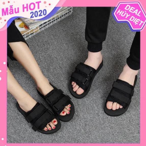 Dép unisex quai ngang dù đế xốp đi cực êm thời trang ulzzang hàn quốc siêu Hot TH-18