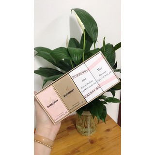 Sét nước hoa mini nữ Burberry 4 chai (5ml)