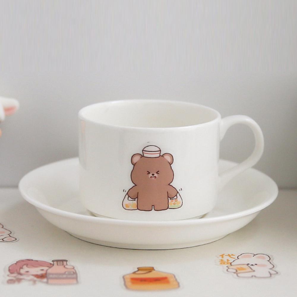 Set 40 Nhãn Dán PVC Chống Nước Họa Tiết Cô Gái Hoạt Hình Dễ Thương Trang Trí Sổ Tay DIY