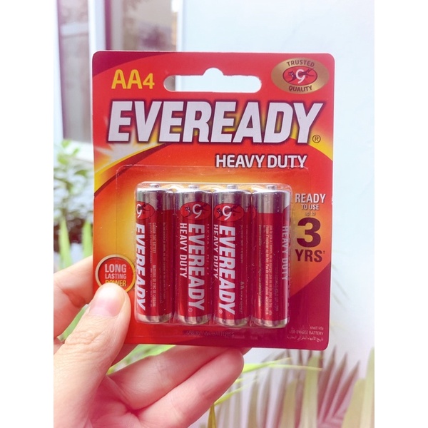 Vỉ 4 viên Pin eveready heavy duty 1015 BP4 AA