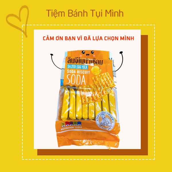 Bánh quy Soda vị trứng muối 400g