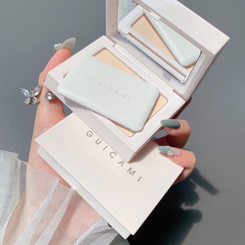 Phấn Phủ Nén GUICAMI Che Khuyết Điểm và Chống Thấm Nước Kiểm Soát Dầu Nhờn