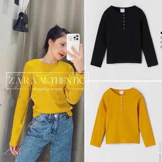 Áo thun nữ tay dài Zara | Hàng hiệu vợt sale Tây ban Nha