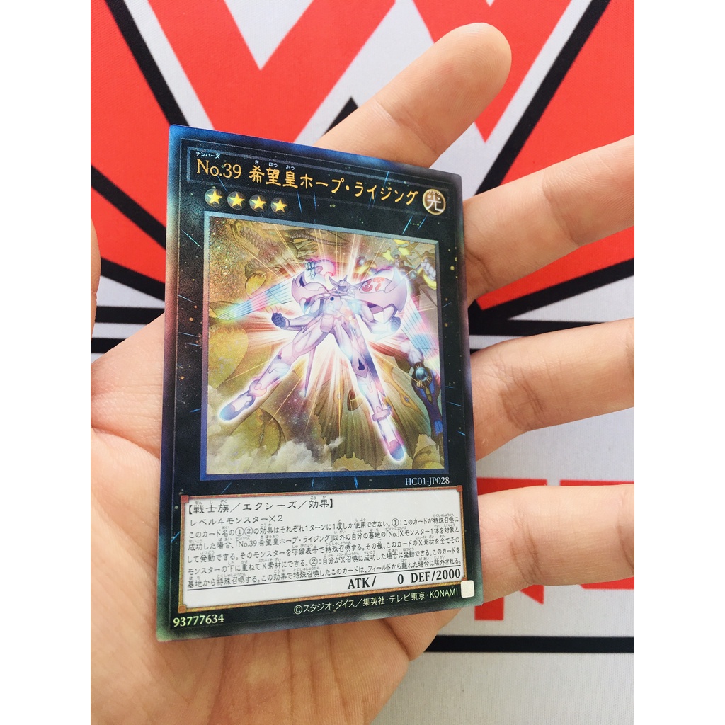 Thẻ Bài Mint90 Yugioh OCG Number 39: Utopia Rising HC01-JP028
