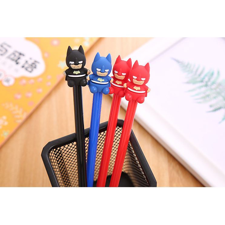 Bút Gel Nước Mực Đen BATMAN Nhiều Màu H17
