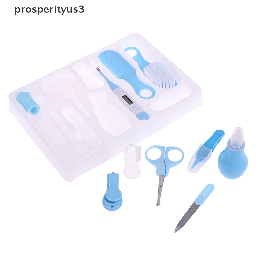 [prosperityus3] 10Pcs Baby Nail Care Comb Scissors Clipper Cutter File Manicure Kit Gift Set<br> [new]