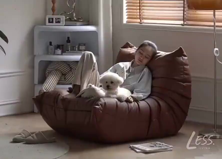 Ghế Lười Sofa, Ghế Lười Thư Giãn Togo Armchair Nhiều Màu Phong Cách Bắc Âu - Chất Liệu Da PU Cao Cấp - Tặng Kèm Đôn | BigBuy360 - bigbuy360.vn