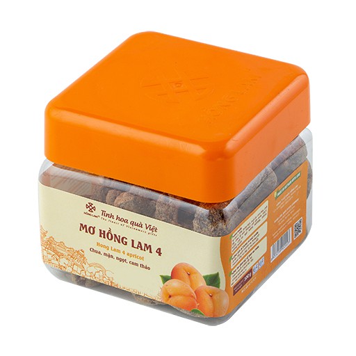 Ô Mai (Xí Muội) Mơ Hồng Lam 4 - Vị Chua Ngọt Cam Thảo - Hộp (200g,300g,500g)