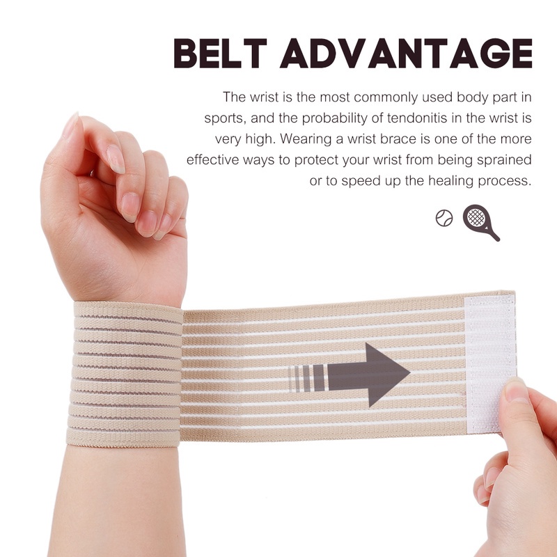 Đai Quấn Bảo Vệ Cổ Tay/ Mắt Cá Chân Bằng Cotton Co Giãn 4 Màu Cho Tập Thể Thao