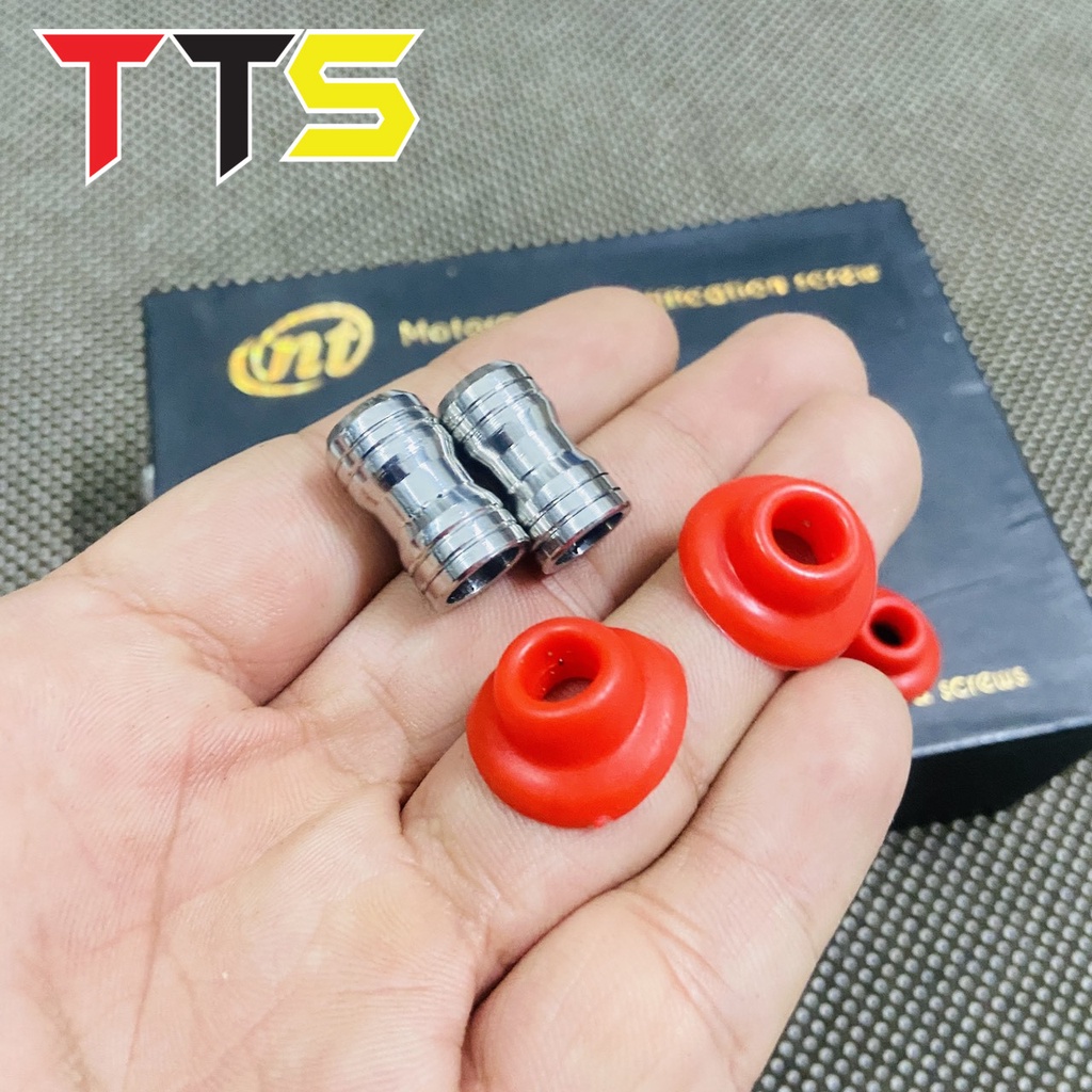 ( CAO SU ĐỎ ) Năp van vòi Salaya V2 kèm cao su chân vòi màu đỏ chống rỉ sét