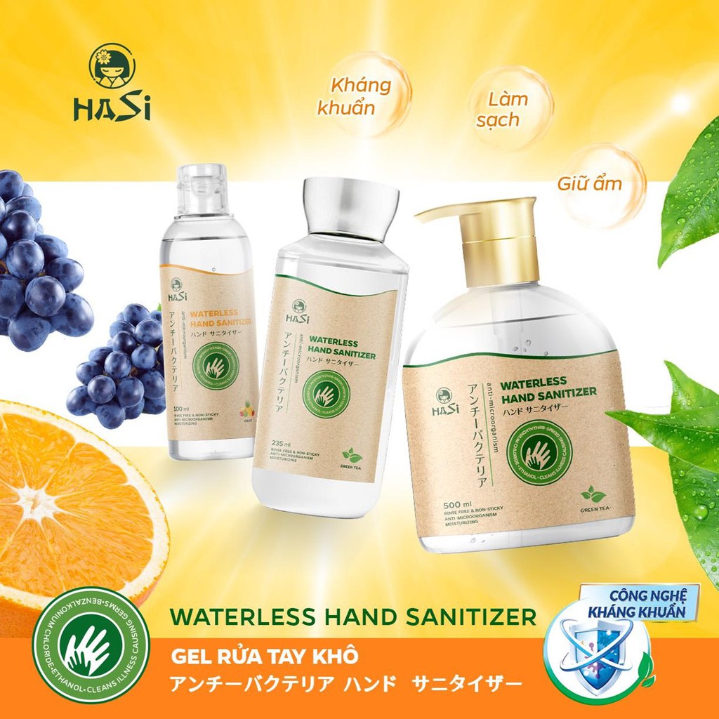 [RẺ VÔ ĐỊCH] GEL RỬA TAY KHÔ KHÁNG KHUẨN HASI KOKESHI 500ML (CÓ VÒI NHẤN) | BigBuy360 - bigbuy360.vn