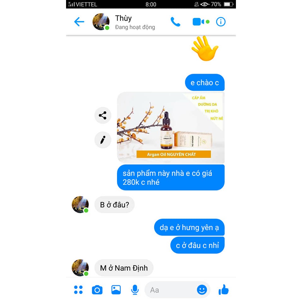 Tinh dầu Argan Oil - Viện Hàn lâm KHCNVN (HANDMADE) | BigBuy360 - bigbuy360.vn