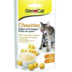 Bánh thưởng cho mèo snack Gimcat 50gr, viên phô mai cheezie cỏ mèo grasbits pouch Con Mèo Xiêm