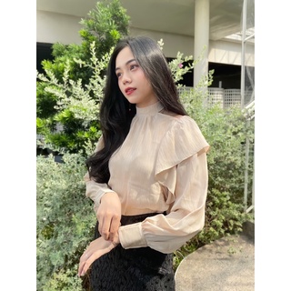 Áo kiểu khoét vai lily top by embi